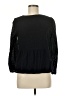 Unbranded 100% Cotton Black 3/4 Sleeve Top Size M - photo 1