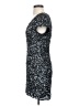 Parker 100% Silk Stars Silver Cocktail Dress Size S - photo 5