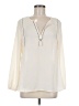 J.Crew Ivory Long Sleeve Blouse Size 8 - photo 1
