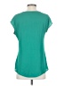 Unbranded 100% Polyester Teal Short Sleeve Top Size S - photo 2