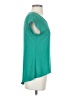 Unbranded 100% Polyester Teal Short Sleeve Top Size S - photo 4
