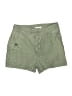 FRAME Denim Solid Green Khaki Shorts Size 31 waist - photo 1