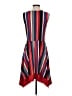 Wrapper Stripes Red Casual Dress Size S - photo 2