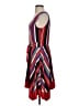 Wrapper Stripes Red Casual Dress Size S - photo 5