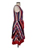 Wrapper Stripes Red Casual Dress Size S - photo 4