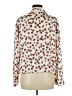 J.Crew 100% Viscose Animal Print Ivory Long Sleeve Blouse Size M - photo 2