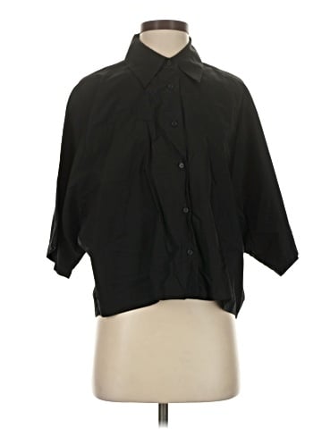 AGOLDE 3/4 Sleeve Button-Down Shirt (view 1)