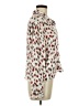 J.Crew 100% Viscose Animal Print Ivory Long Sleeve Blouse Size M - photo 4
