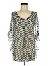 Auditions 100% Polyester Silver Gray 3/4 Sleeve Blouse Size M - photo 1