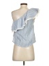 JOA Blue Sleeveless Blouse Size XS - photo 2