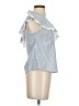JOA Blue Sleeveless Blouse Size XS - photo 4