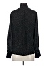 Banana Republic 100% Polyester Polka Dots Black Long Sleeve Blouse Size XS - photo 2