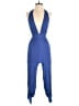 Lulus 100% Rayon Solid Blue Jumpsuit Size XS - photo 1