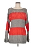 It's Our Time 100% Acrylic Color Block Gray Pullover Sweater Size M - photo 1