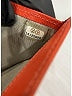 Chanel 100% Leather Orange Leather CC Jacket Motif Wallet One size - photo 4