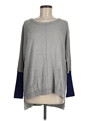 Vertical Design Pullover Sweater (view 1)