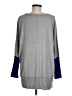 Vertical Design Color Block Gray Pullover Sweater Size M - photo 2