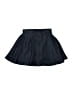 IZOD 100% Polyester Solid Blue Black Casual Skirt Size 8 - photo 1