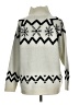 Workshop Republic Clothing 100% Acrylic Graphic Ivory Pullover Sweater Size L - photo 2