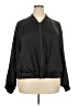 And Now This 100% Polyester Solid Black Track Jacket Size 2X - photo 1