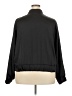 And Now This 100% Polyester Solid Black Track Jacket Size 2X - photo 2