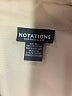 Notations 100% Polyester Solid Tan Long Sleeve Blouse Size XL - photo 7