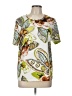 Assorted Brands Ivory Short Sleeve Blouse Size L - photo 1