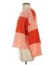 Cloud Ten 100% Acrylic Color Block Orange Pullover Sweater Size S - photo 5