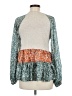 Hailey & Co. Teal Long Sleeve Blouse Size S - photo 2
