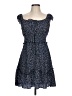 Unbranded 100% Polyester Polka Dots Blue Casual Dress Size L - photo 1