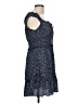Unbranded 100% Polyester Polka Dots Blue Casual Dress Size L - photo 4