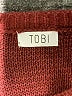 TOBI 100% Acrylic Burgundy Pullover Sweater Size S - photo 7