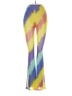 Black Bead Tie-dye Yellow Yoga Pants Size M - photo 1