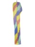 Black Bead Tie-dye Yellow Yoga Pants Size M - photo 5