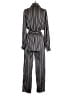 Lulus Stripes Black Jumpsuit Size S - photo 2