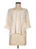 Muse Ivory 3/4 Sleeve Blouse Size M - photo 1