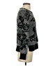 Gap 100% Cotton Floral Gray Pullover Sweater Size S - photo 4