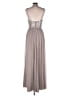 Amsale 100% Polyester Gray Cocktail Dress Size 6 - photo 2