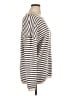 Lillusory 100% Cotton Stripes Gray Pullover Sweater Size XL - photo 4