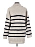 Zara Stripes Ivory Pullover Sweater Size S - photo 2