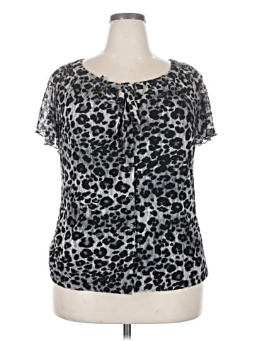 I.N. Studio Short Sleeve Blouse (view 1)