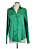 Glam Green Long Sleeve Blouse Size L - photo 1
