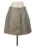 WAYF 100% Polyester Argyle Gold Casual Skirt Size S - photo 1
