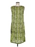 Assorted Brands Print Green Casual Dress Size Med - Lg - photo 2