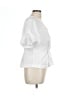 Jonathan Simkhai White Short Sleeve Blouse Size L - photo 4