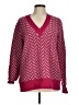 Rag & Bone Chevron-herringbone Pink Wool Pullover Sweater Size M - photo 1