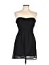 Mango 100% Polyester Solid Black Cocktail Dress Size M - photo 1