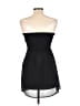 Mango 100% Polyester Solid Black Cocktail Dress Size M - photo 2