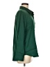 Unbranded Green 3/4 Sleeve Button-Down Shirt Size M - photo 4