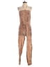 Otte 100% Silk Tweed Brown Jumpsuit Size P (petite) - photo 1